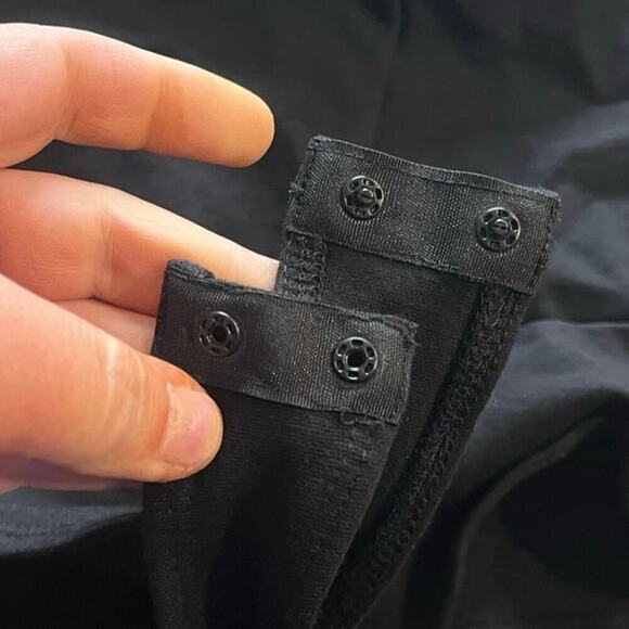 NWOT Guess Los Angeles Black Corset Bodysuit V-Underwire Spaghetti Straps Sz M - Picture 4 of 5